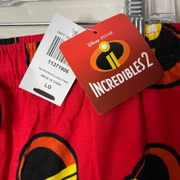 NEW Men's Large Sleep Pants Incredibles2 100% Cotton Mr. Incredible Father's Day - Picture 6 of 6